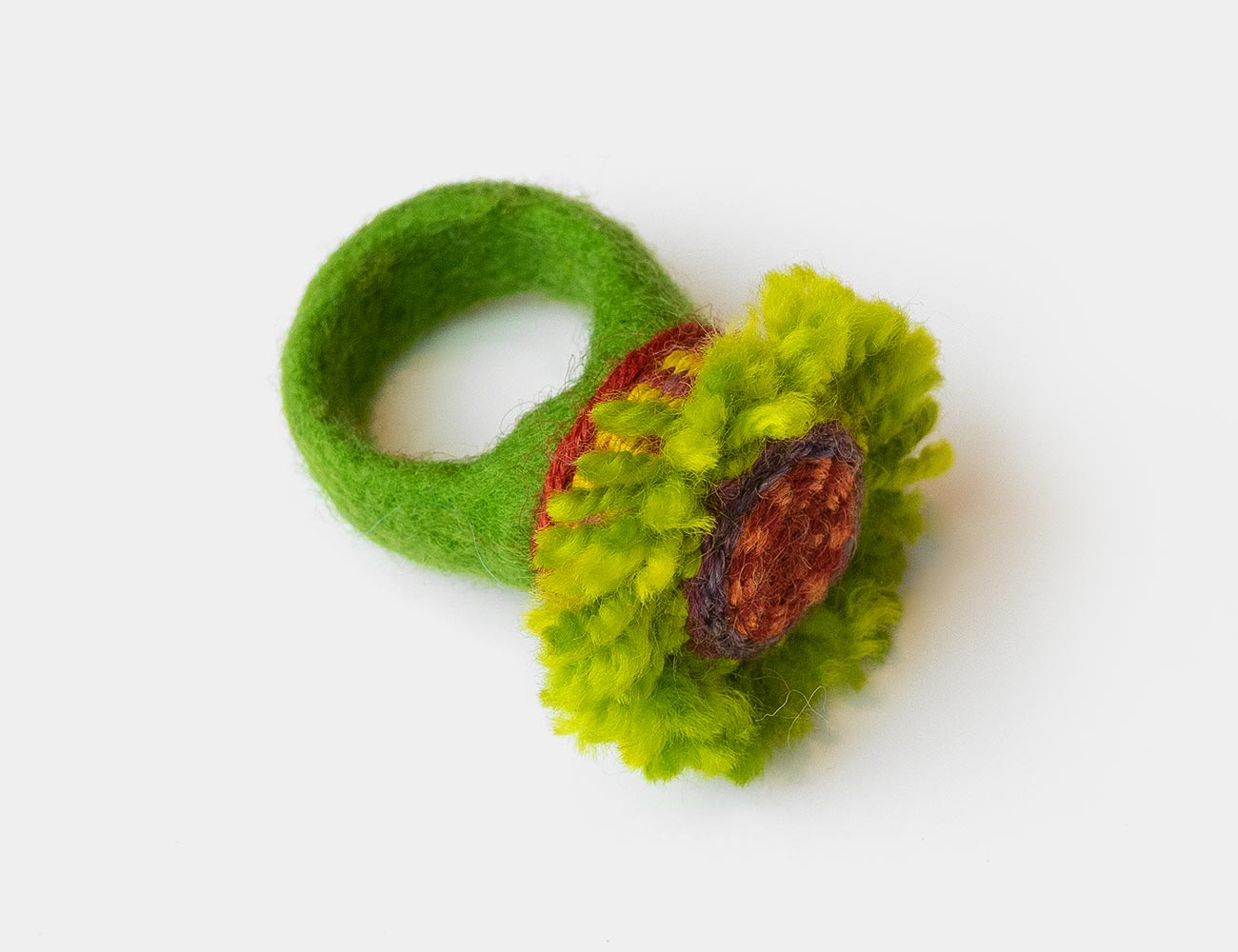 Felted rings with weaving<span style="font-size: 16px;">&nbsp&nbsp&nbsp|&nbsp&nbsp&nbsp</span><i>Nemezgyűrűk szövéssel</i>