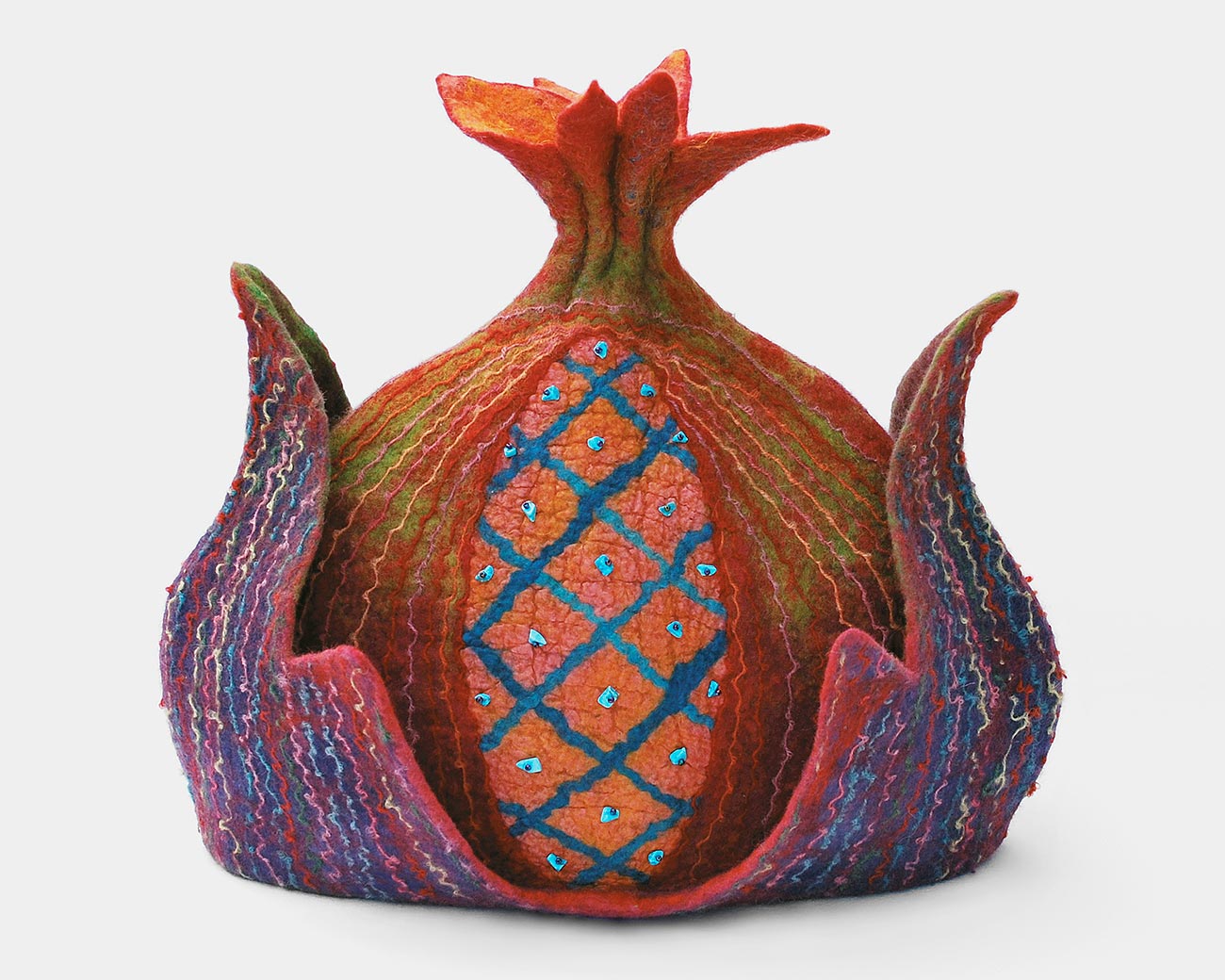 Teapot cozy pomegranate<span style="font-size: 16px;">&nbsp&nbsp&nbsp|&nbsp&nbsp&nbsp</span><i>Gránátalmás teamelegítő</i>