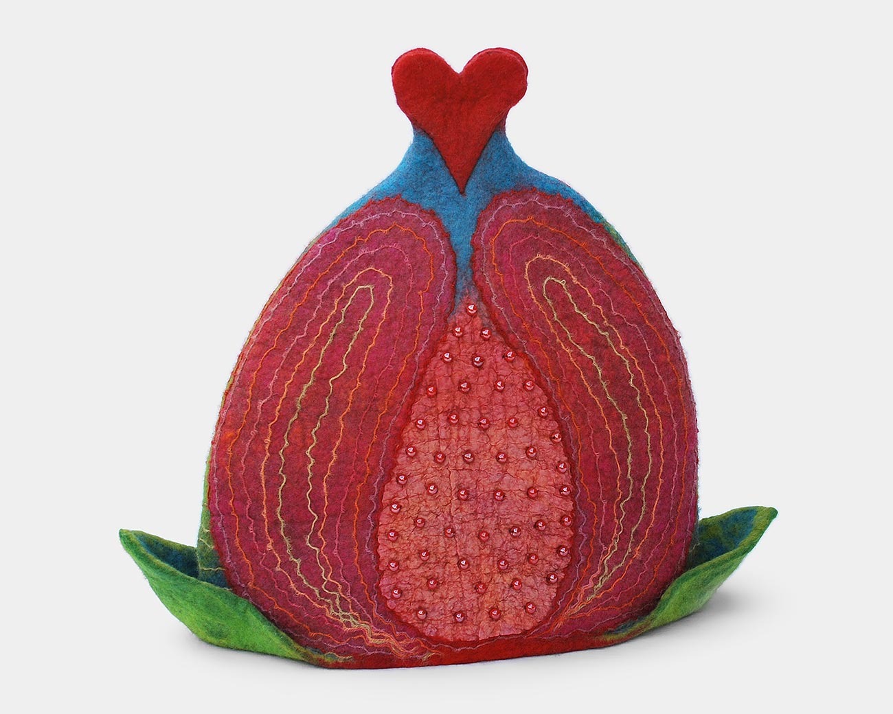 Teapot cozy pomegranate<span style="font-size: 16px;">&nbsp&nbsp&nbsp|&nbsp&nbsp&nbsp</span><i>Gránátalmás teamelegítő</i>