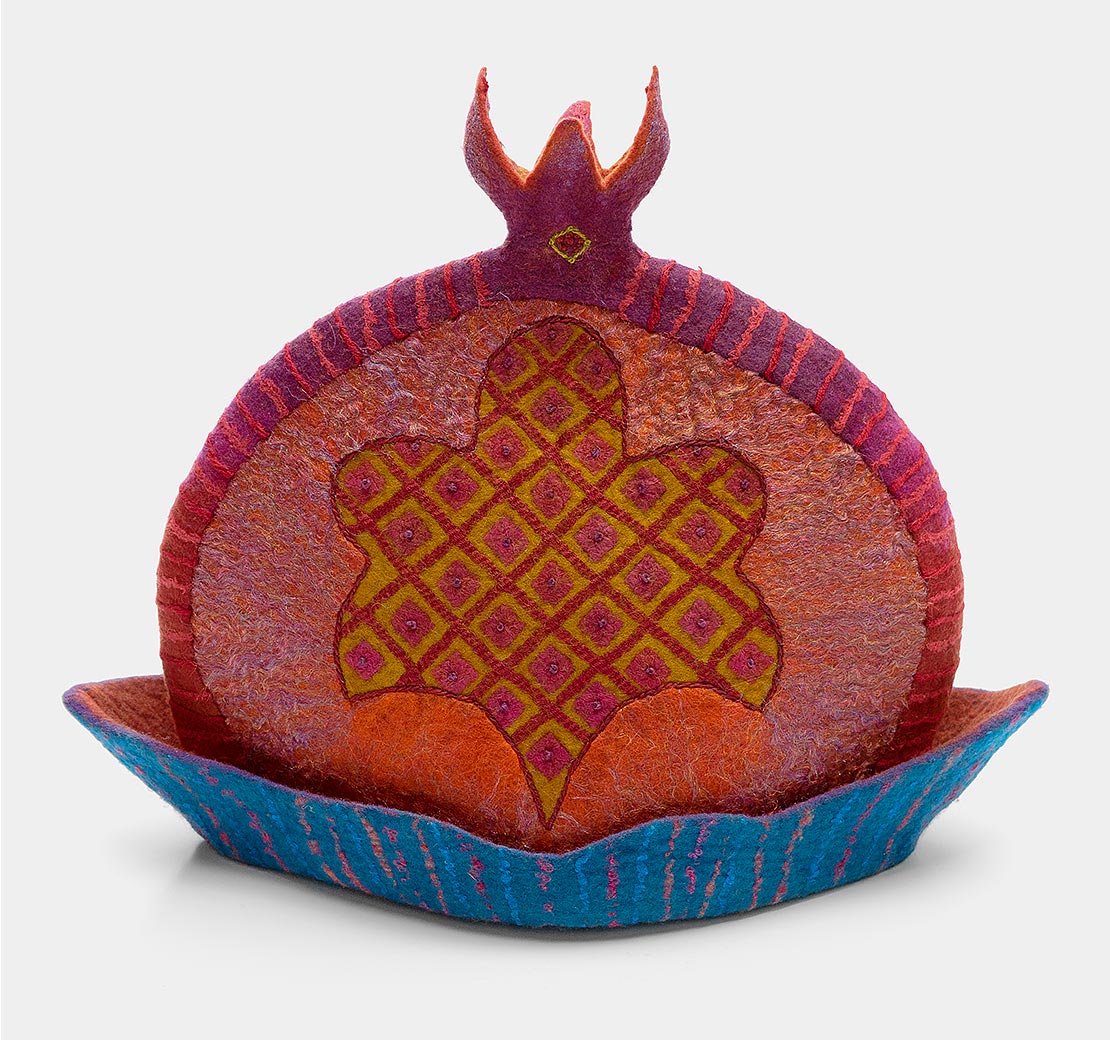 Teapot cozy pomegranate<span style="font-size: 16px;">&nbsp&nbsp&nbsp|&nbsp&nbsp&nbsp</span><i>Gránátalmás teamelegítő</i>