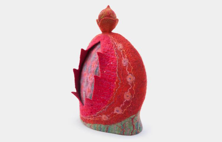 Teapot cozy pomegranates<span style="font-size: 16px;">&nbsp&nbsp&nbsp|&nbsp&nbsp&nbsp</span><i>Gránátalmás teamelegítők</i>