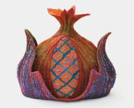 Teapot cozy pomegranate<br><span style="font-size: 10px;">––––––––––––––––––––––––––––––––––––––––––––––––</span><br><i>Gránátalmás teamelegítő</i>